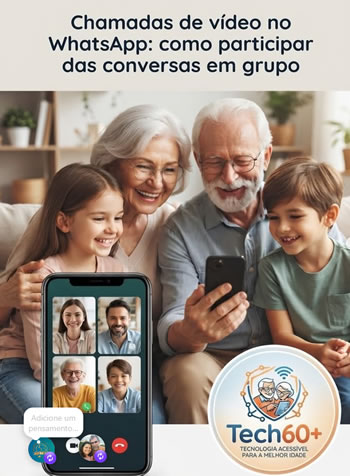 Chamadas de vídeo no WhatsApp: benefícios para idosos e inclusão digital